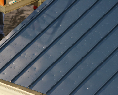 standing seam metal roof hail damage