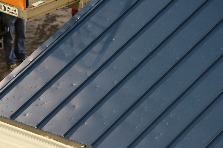 Standing Seam Metal Roof Hail Damage