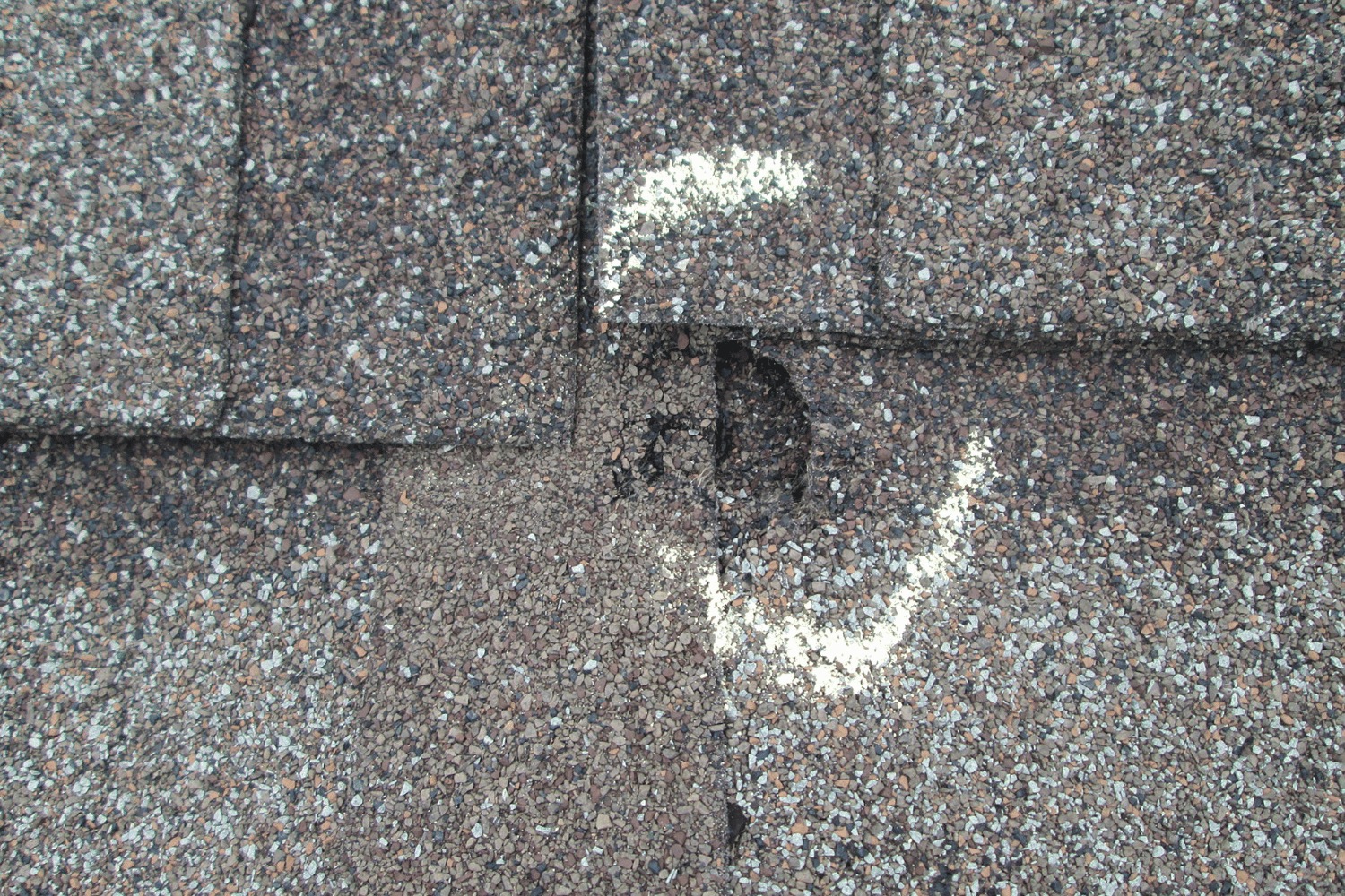 Illustration of a homeowner documenting storm damage for insurance claim 
