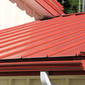 red metal roofing