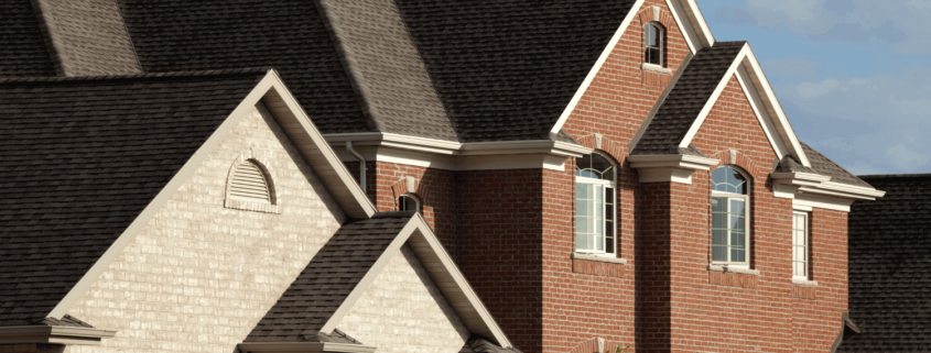 An illustration depicting factors to consider when matching roof shingles, including colors and styles.