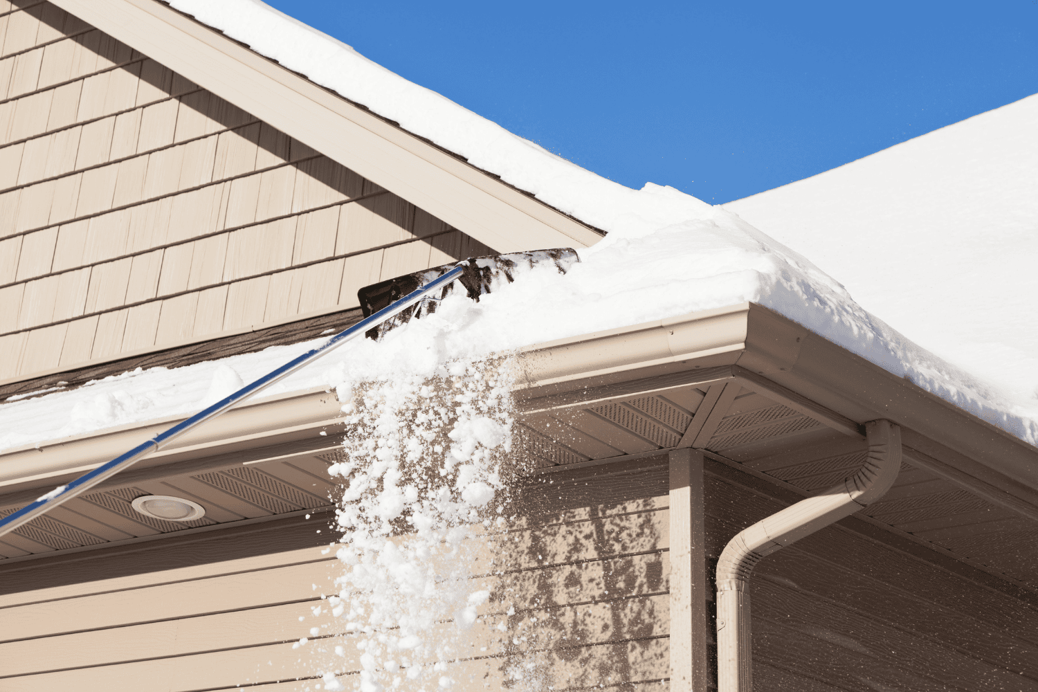 An illustration showing how to calculate roof load for safe building projects.