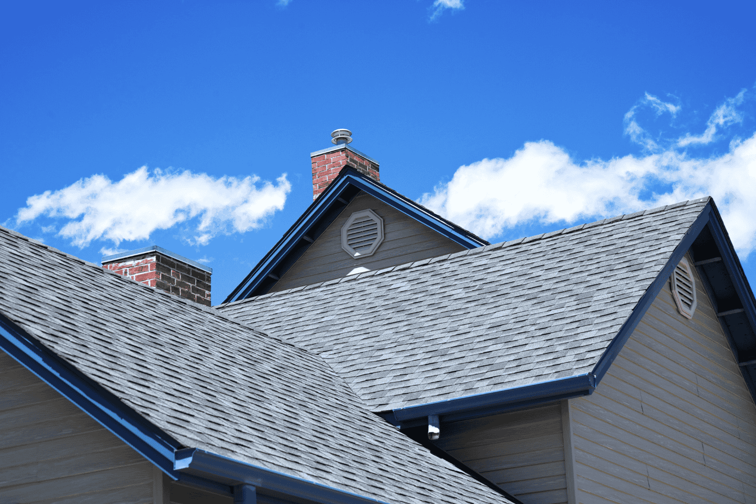 A collage of trending roof shingle colors for 2025. A collage of trending roof shingle colors for 2025.