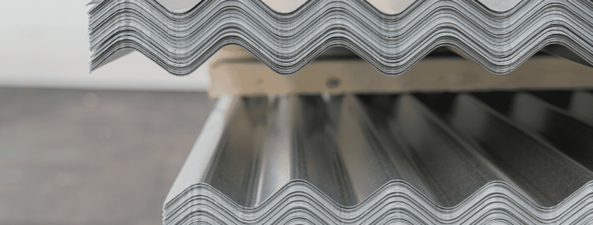 A house with corrugated metal roofing illustrating its advantages.