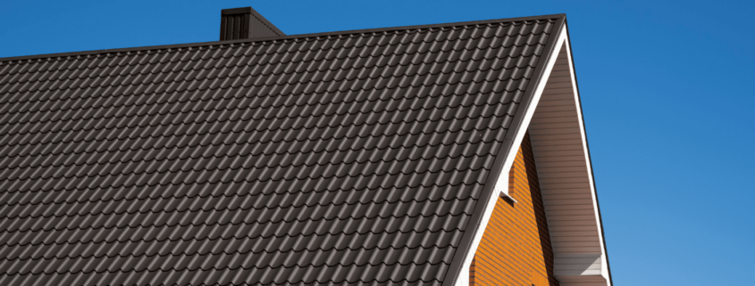 An illustration showing the environmental impact of corrugated metal roofing.