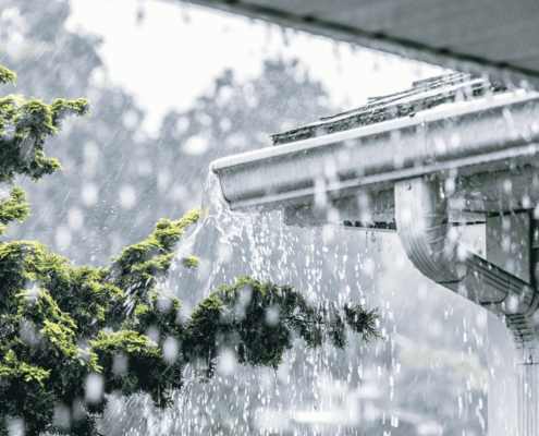 Benefits of replacing rain gutters.