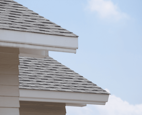 Hiring a professional roofing contractor.